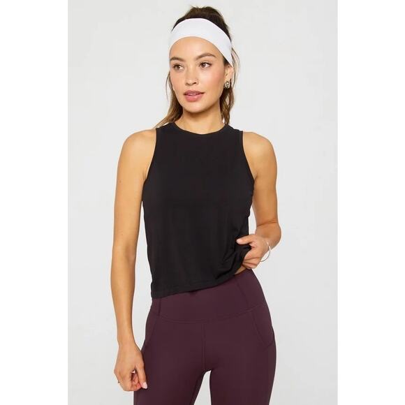 New Fabletics Women's Feather Tech+ Muscle Tank Black size S - Picture 1 of 9